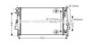 AVA QUALITY COOLING MS2460 Radiator, engine cooling